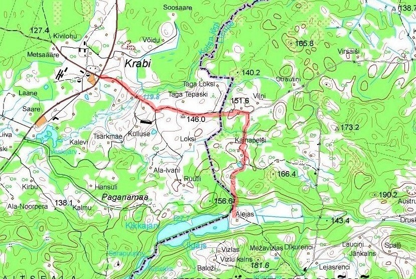 Krabi-Kikkajärv. 